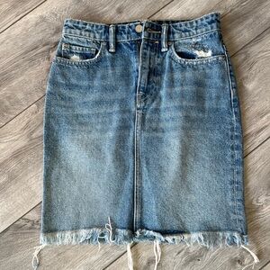 All Saints Denim Skirt